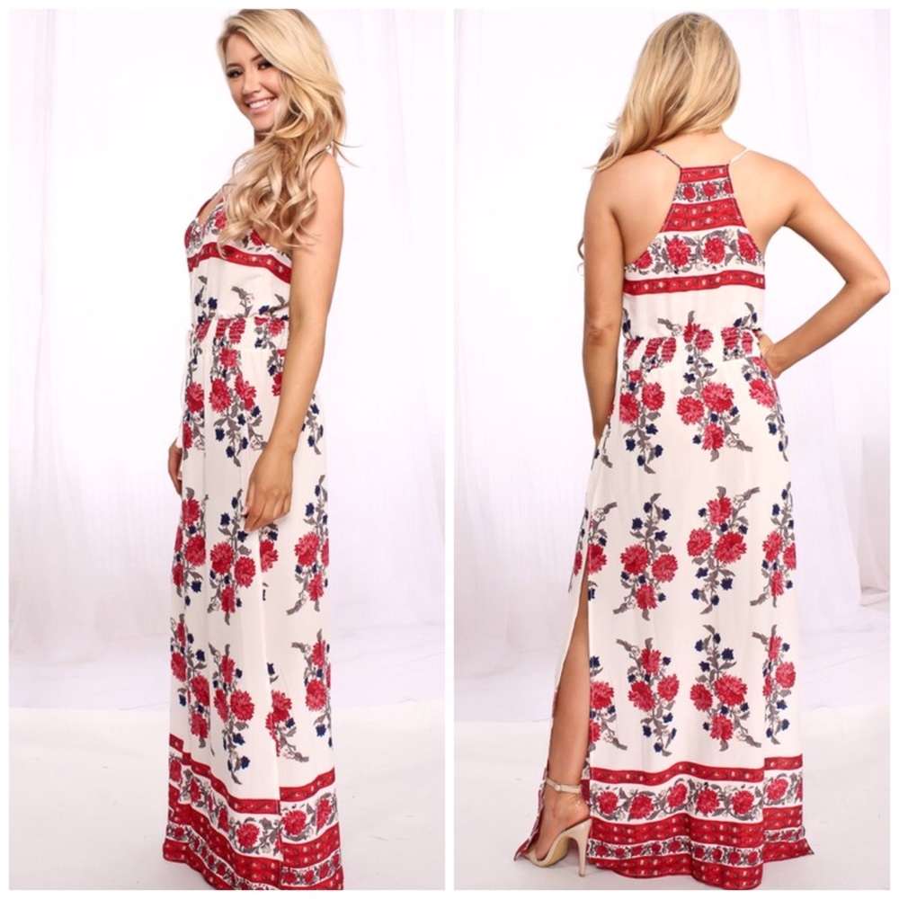 Print Maxi Dress - Picture 3 of 3